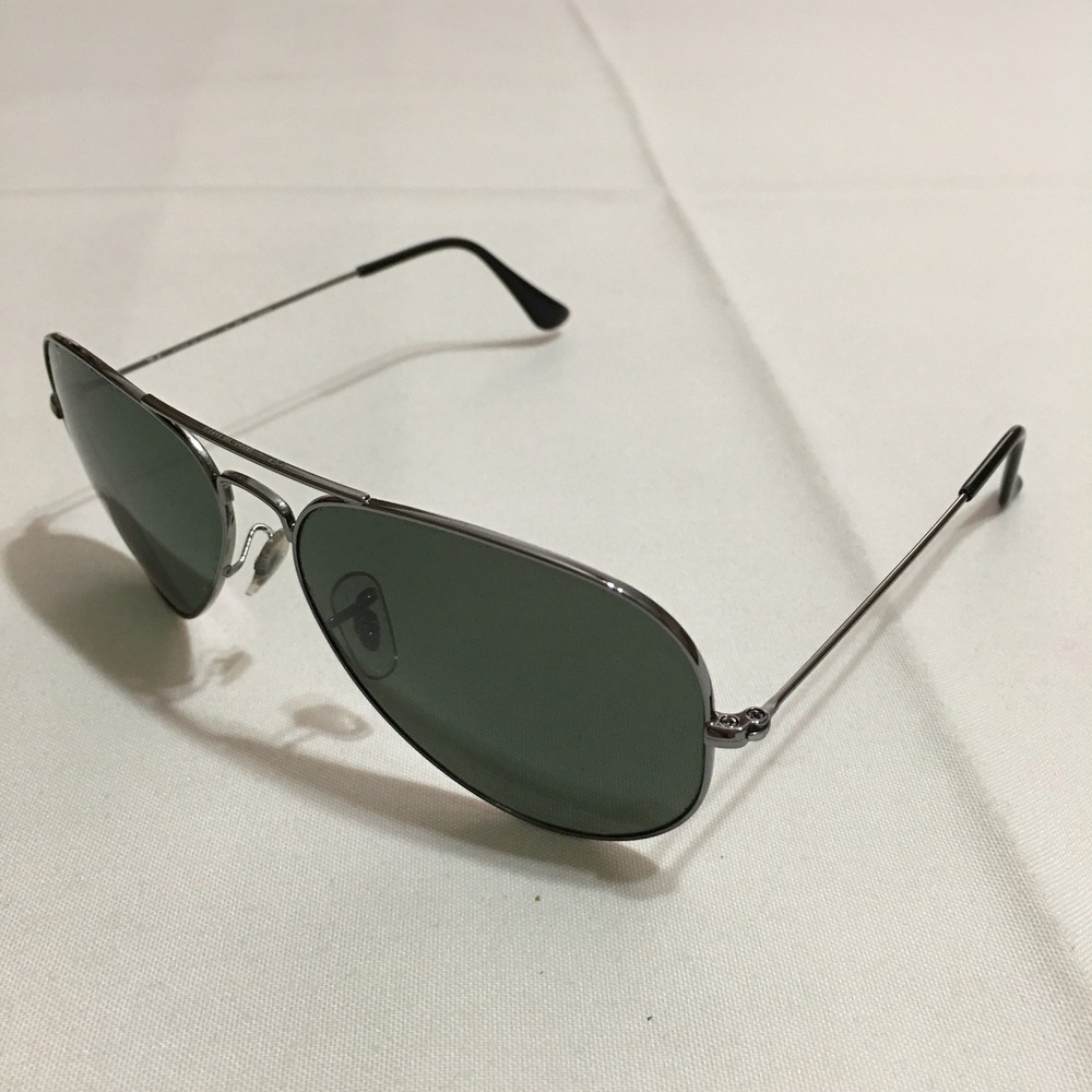 Ray-Ban RB3025 Aviator Large Metal 004/58 58-14-135 Green Polarized